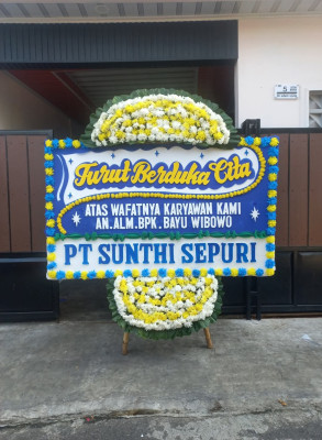 Papan Bunga Duka di Limbato
